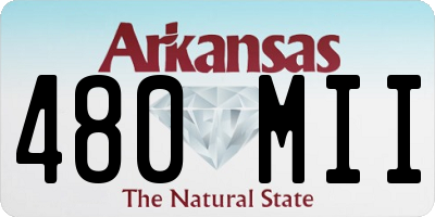AR license plate 480MII
