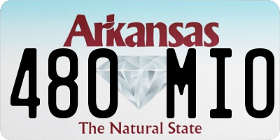 AR license plate 480MIO