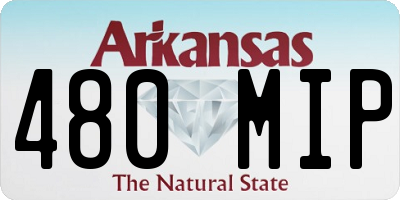 AR license plate 480MIP