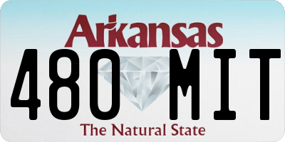 AR license plate 480MIT