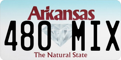AR license plate 480MIX