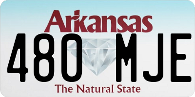AR license plate 480MJE