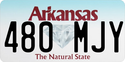 AR license plate 480MJY