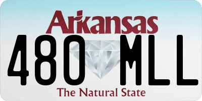 AR license plate 480MLL