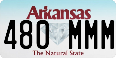 AR license plate 480MMM
