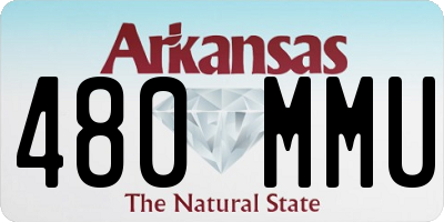 AR license plate 480MMU
