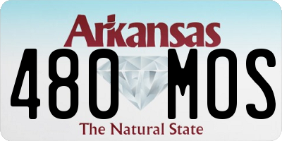 AR license plate 480MOS