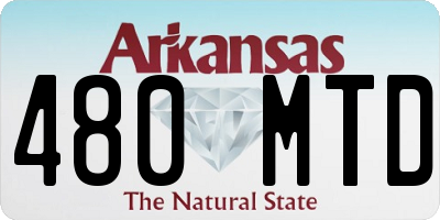 AR license plate 480MTD