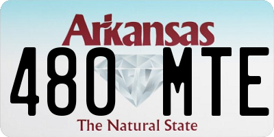 AR license plate 480MTE
