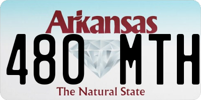 AR license plate 480MTH