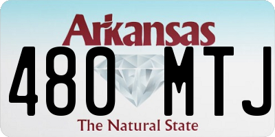 AR license plate 480MTJ