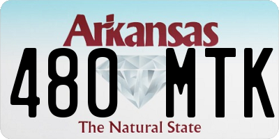 AR license plate 480MTK