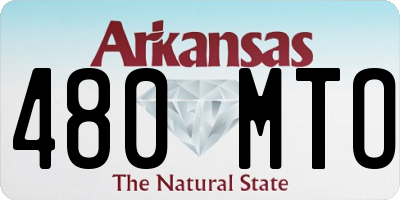 AR license plate 480MTO
