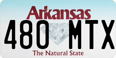 AR license plate 480MTX