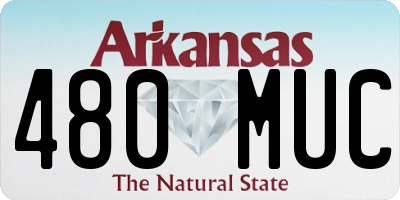 AR license plate 480MUC