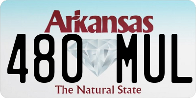 AR license plate 480MUL