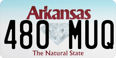 AR license plate 480MUQ