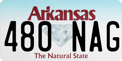AR license plate 480NAG