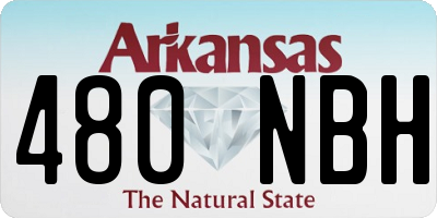 AR license plate 480NBH