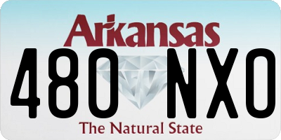 AR license plate 480NXO