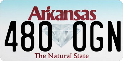 AR license plate 480OGN