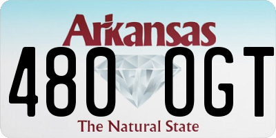 AR license plate 480OGT