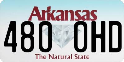 AR license plate 480OHD