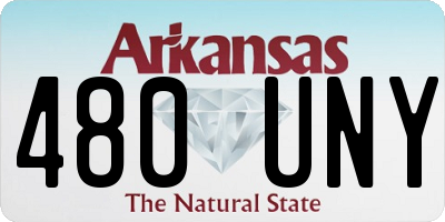 AR license plate 480UNY
