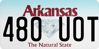 AR license plate 480UOT