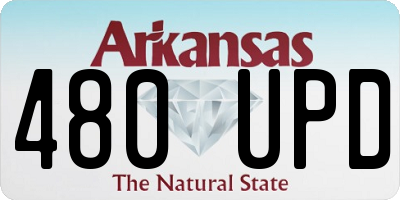 AR license plate 480UPD