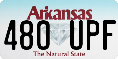 AR license plate 480UPF