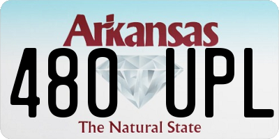 AR license plate 480UPL