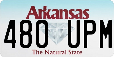 AR license plate 480UPM