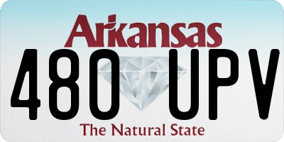 AR license plate 480UPV