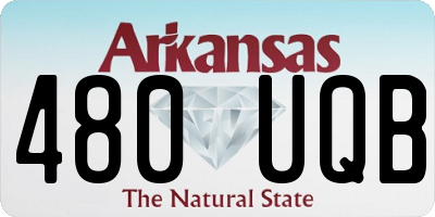 AR license plate 480UQB