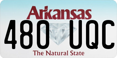 AR license plate 480UQC