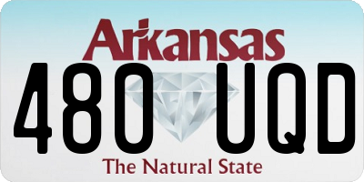 AR license plate 480UQD