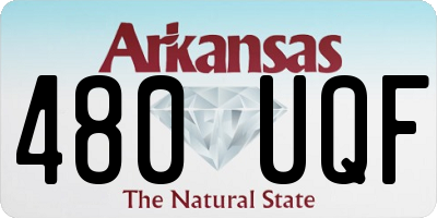 AR license plate 480UQF
