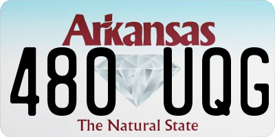 AR license plate 480UQG