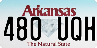 AR license plate 480UQH