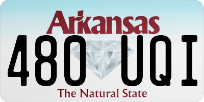 AR license plate 480UQI