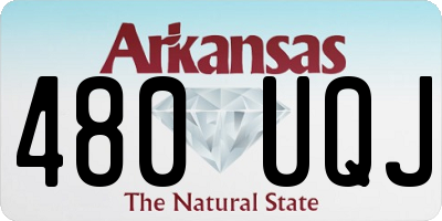 AR license plate 480UQJ