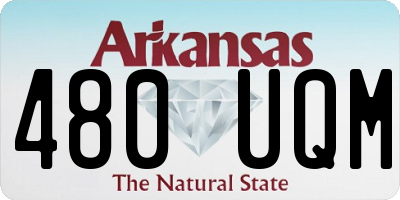 AR license plate 480UQM