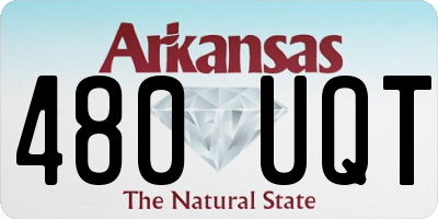 AR license plate 480UQT