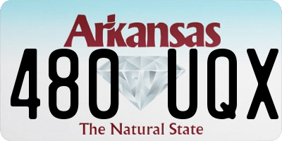 AR license plate 480UQX