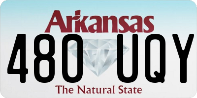 AR license plate 480UQY
