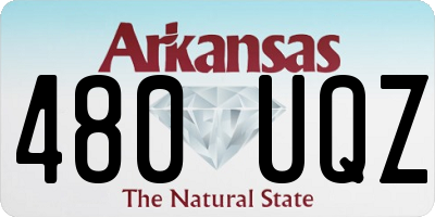 AR license plate 480UQZ