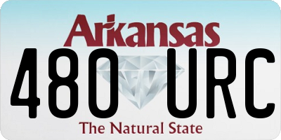 AR license plate 480URC