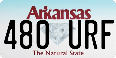 AR license plate 480URF