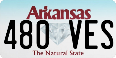AR license plate 480VES